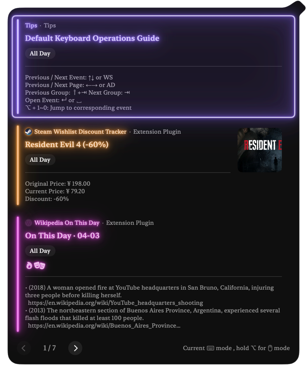 Clearer Bubble Layout: Magazine Style for Detailed Events